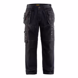 Blakläder 150011408999, Pants, Man, Black, Blue, Navy, C56, D-ring closure, Zipper, Cotton, Polyamide
