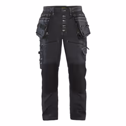 Blakläder 19991141, Pants, Man, Black, Blue, Navy, C62, Clothing button, Cotton, Polyamide, Polyester
