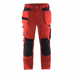 Blakläder 155518605699, Pants, Man, Black, Red, C56, 8 pockets, 1 pockets