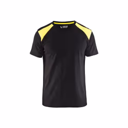 Blakläder 337910429933, Shirt, Man, Black, Yellow, L, Cotton, 150 g/m²