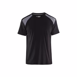 Blakläder 337910429994, Shirt, Man, Black, Grey, XL, Cotton, 150 g/m²