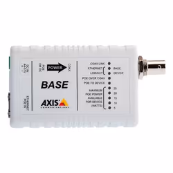Axis T8641 PoE+ over Coax Base, Power supply, White, AXIS T8640, Wired