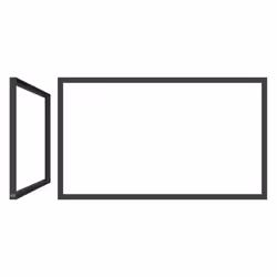 SMS Smart Media Solutions 48L/P Casing Frame BL, Cover, Black, 121.9 cm (48"), 121.9 cm (48"), 1097 x 635 mm, 1 pc(s)