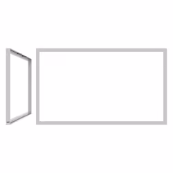 SMS Smart Media Solutions 48L/P Casing Frame WH, Cover, White, 121.9 cm (48"), 121.9 cm (48"), 1097 x 635 mm, 1 pc(s)