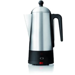 C3 Design Percolator 10 cup, brushed, Stainless Steel
