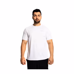 UNDER ARMOUR TECH 2.0 T SHIRT WHITE/GREY - M