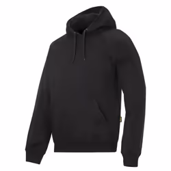 Snickers Workwear 28000400009, Hoody, Man, Black, 3XL, 1 pockets, Cotton, Polyester
