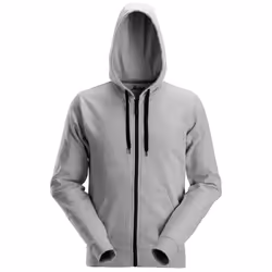 Snickers Workwear 28011800009, Hoody, Man, Grey, 3XL, 2 pockets, Cotton, Polyester