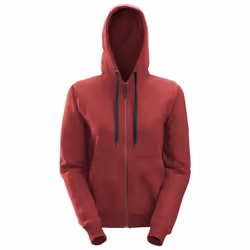 Hultafors 28061600008, Hoody, Woman, Red, XXL, 2 pockets, Cotton, Polyester