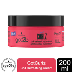 Schwarzkopf Got2b Got Curlz Coil Refreshing Cream, 200ml