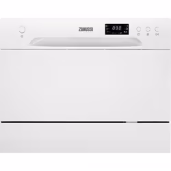 Zanussi ZDM17301WA, Freestanding, Compact, White, White, Buttons, 1.5 m