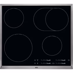 AEG HK654859XB, Black, Built-in, Halogen, 4 zone(s), 4 zone(s), Simmer