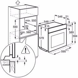 AEG BSE774320M 71 L 3500 W Stainless steel