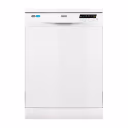 Zanussi ZDF26004WA, Freestanding, Full size (60 cm), White, White, Buttons, Rotary, 1.5 m