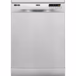 Zanussi ZDF26020XA, Freestanding, Full size (60 cm), Stainless steel, Buttons, Basket, 13 place settings