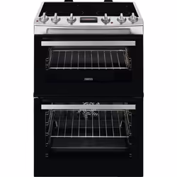 Zanussi ZCI66250XA, Freestanding cooker, Stainless steel, Rotary, Touch, Stainless steel, Front / Top front, Electronic