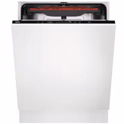 AEG FSS53907Z, Fully built-in, Full size (60 cm), White, Black, Touch, 1.5 m