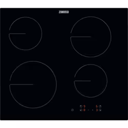 Zanussi ZHRN641K, Black, Built-in, 60 cm, Ceramic, Glass-ceramic, 4 zone(s)