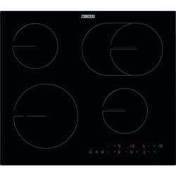 Zanussi ZHRX643K Black Built-in 59 cm Zoneless induction hob 4 zone(s)