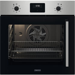 Zanussi ZOCNX3XL 72 L Black, Stainless steel