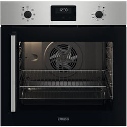 Zanussi ZOCNX3XR 72 L Black, Stainless steel