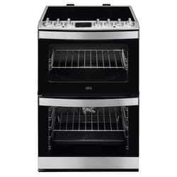 AEG CIB6732ACM - 948904301 Freestanding cooker Electric Zone induction hob Black, Stainless steel