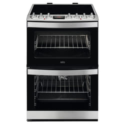 AEG CIB6742ACM - 948904303 Freestanding cooker Electric Zone induction hob Black, Stainless steel