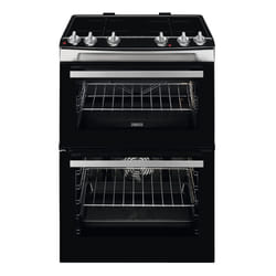 Zanussi ZCI66080XA - 948904307 Freestanding cooker Electric Zone induction hob Black, Stainless steel