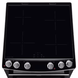 Zanussi ZCI66080XA - 948904307 Freestanding cooker Electric Zone induction hob Black, Stainless steel