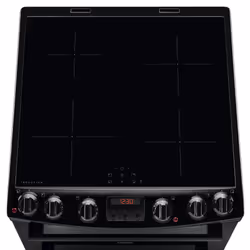 Zanussi ZCI66280BA Freestanding cooker Electric Zone induction hob Black