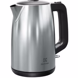Electrolux E3K1-3ST, 1.7 L, 1850 W, Stainless steel, Stainless steel, Water level indicator, Overheat protection
