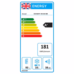 Zanussi ZEAN82FR - 933025088 combi-fridge Built-in 109 L White
