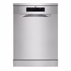 AEG Series 6000 FFB53617ZM, Freestanding, Full size (60 cm), Stainless steel, Black, Stainless steel, Buttons, LED