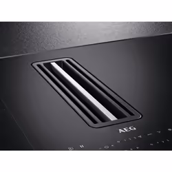 AEG CDE84751FB Black Built-in 78 cm Zone induction hob 4 zone(s) Built-in hood