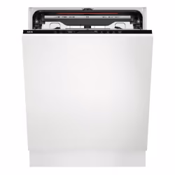 AEG Series 7000 FSE74747P, Fully built-in, Full size (60 cm), White, Black, Touch, LED