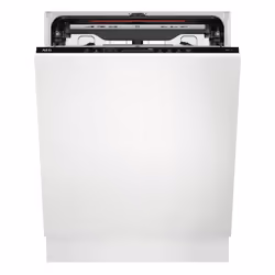 AEG FSK75778P - 911438463, Freestanding, Full size (60 cm), White, Black, Buttons, Touch, LED