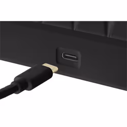 Deltaco GAM-075-DE keyboard Gaming USB QWERTZ German Black