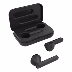 Deltaco TWS-104 headphones/headset True Wireless Stereo (TWS) In-ear Music Bluetooth Black