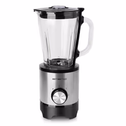 Emerio BL-130988, Portable blender, 1.5 L, Pulse function, Ice crushing, 500 W, Black, Stainless steel, Transparent