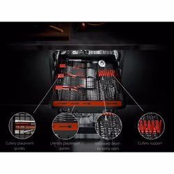 AEG Series 7000 FSE73507P 911077042 dishwasher Fully built-in 10 place settings D - Additional view 8