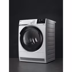 AEG Series 7000 TR718A4B 916900052, Freestanding, Front-load, Heat pump, White, Buttons, Rotary, Right