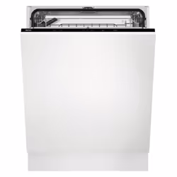 AEG Series 5000 FSB53647Z, Freestanding, Full size (60 cm), White, Black, White, Touch