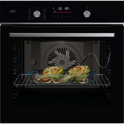 AEG GA5CB501AB 5000 SurroundCook Built-in Oven with SteamBake - Black
