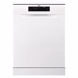 AEG FFB64627ZW, Freestanding, Full size (60 cm), White, Black, White, Touch