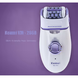 KM 2 in 1 Women Hair Remover Electric Trimmer Epilator