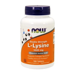 NOW Foods  L-Lysine, 1000mg , 100 tabs