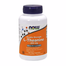 NOW Foods L-Theanine with Inositl, 200mg , 120 vcaps