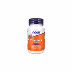 NOW Supplements, Vitamin A (Fish Liver Oil) 25,000 IU, Essential Nutrition, 100 Softgels