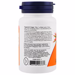 Now Foods, Vitamin D-3, High Potency, 5,000 IU, 240 Softgels