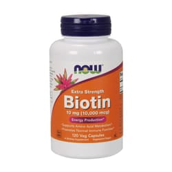 NOW Foods  Biotin, 10mg Extra Strength  - 120 vcaps
